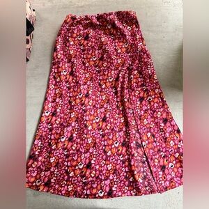 Floral Pink Women's Skirt